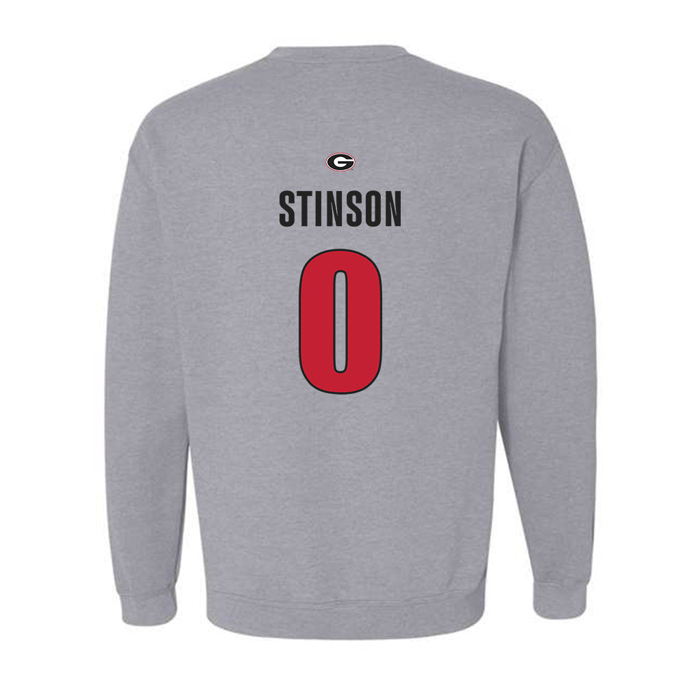 Georgia - NCAA Baseball : Josh Stinson - Classic Shersey Crewneck Sweatshirt-1