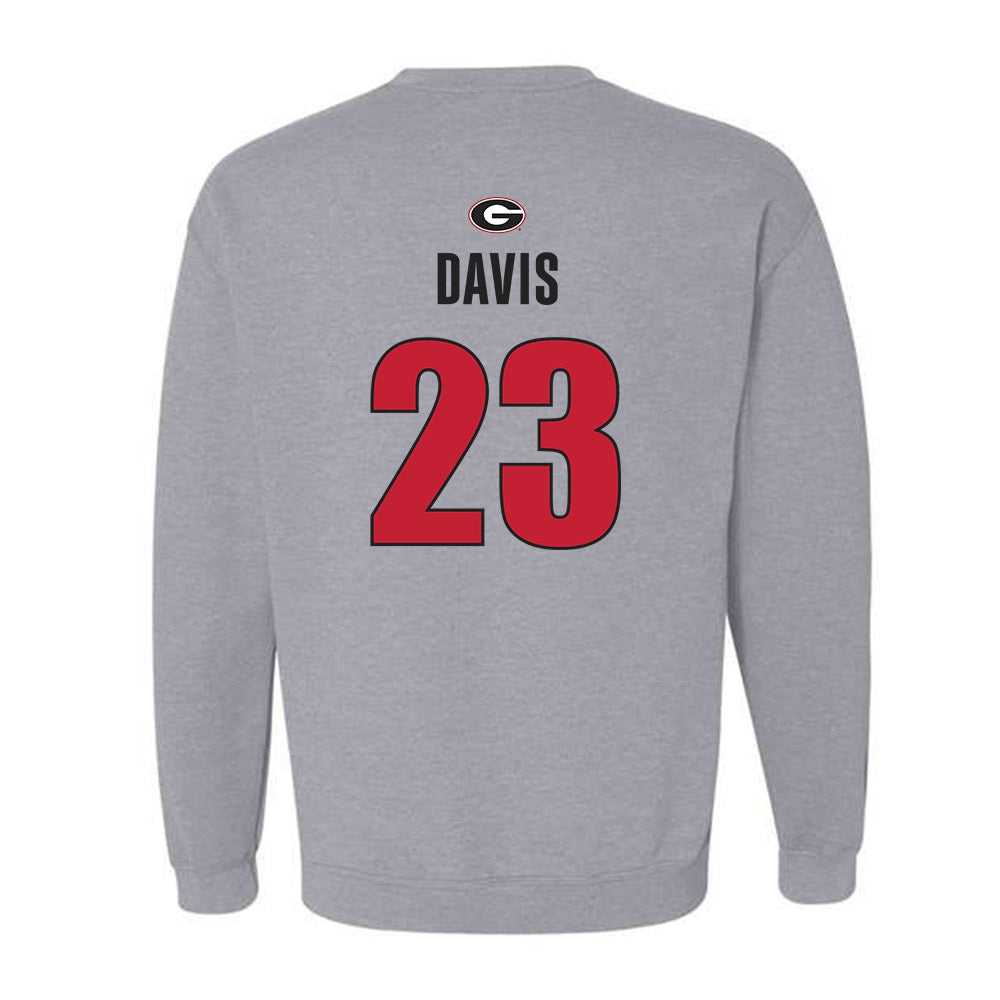 Georgia - NCAA Women's Basketball : Summer Davis - Classic Shersey Crewneck Sweatshirt-1