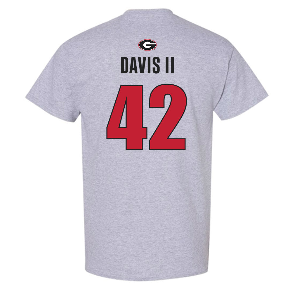 Georgia - NCAA Baseball : Alton Davis II - Classic Shersey T-Shirt-1
