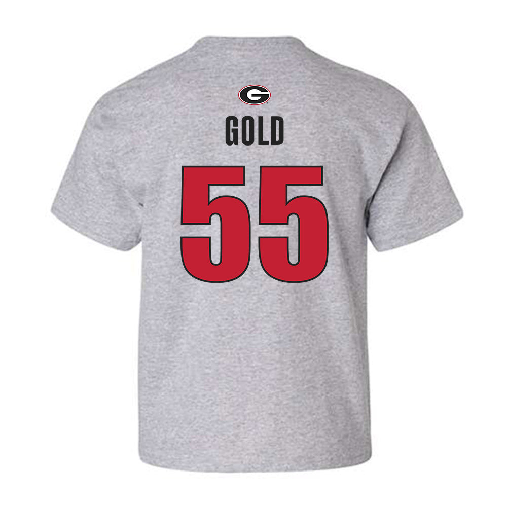 Georgia - NCAA Baseball : Ryan Gold - Classic Shersey Youth T-Shirt-1