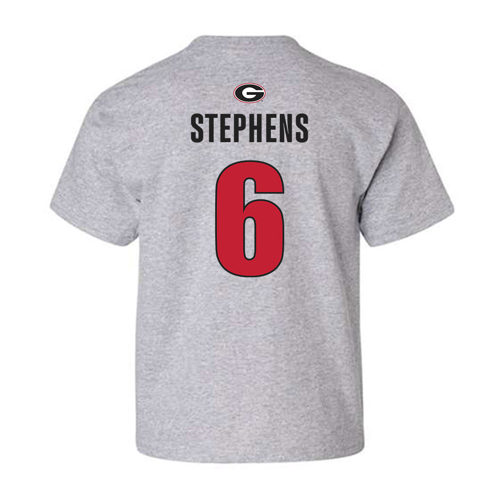 Georgia - NCAA Baseball : Jordan Stephens - Classic Shersey Youth T-Shirt-1