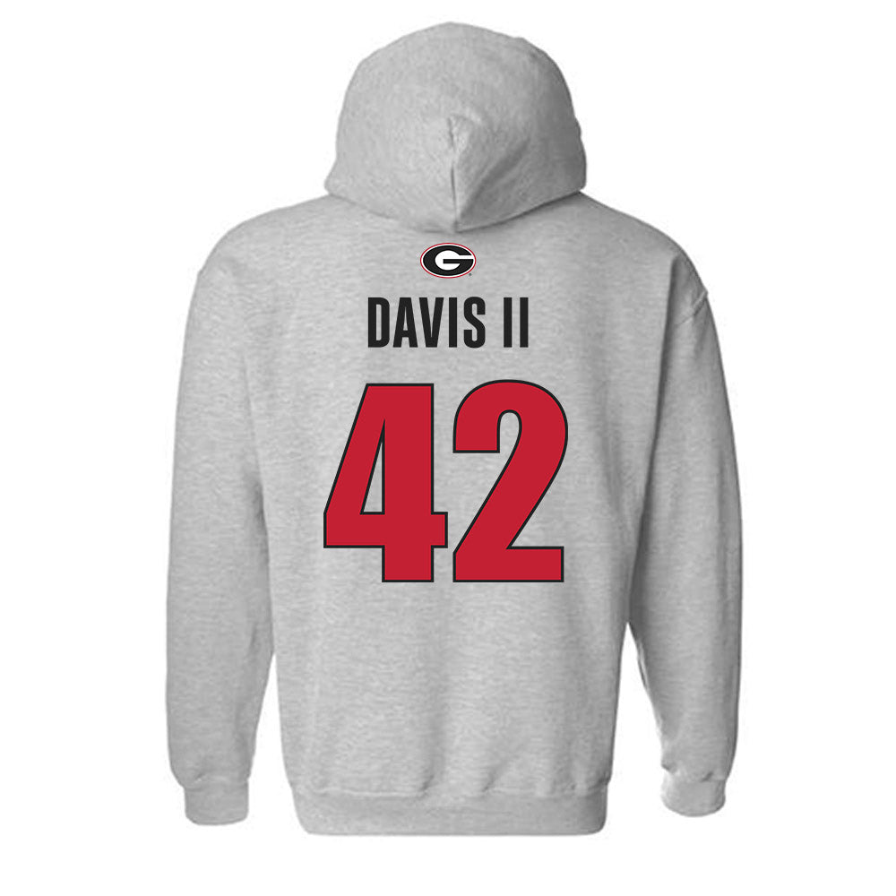 Georgia - NCAA Baseball : Alton Davis II - Classic Shersey Hooded Sweatshirt-1