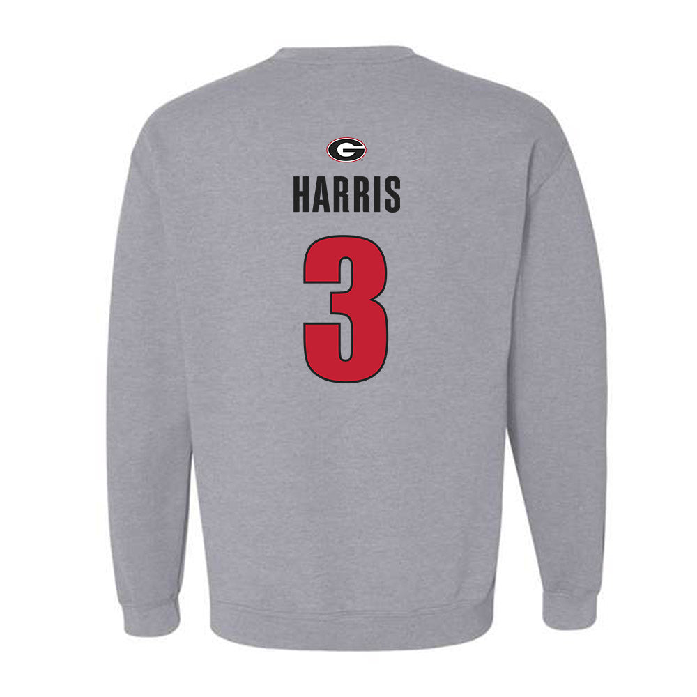 Georgia - NCAA Baseball : Zach Harris - Classic Shersey Crewneck Sweatshirt-1