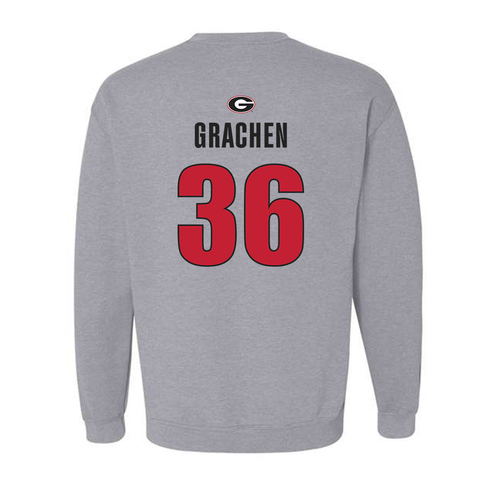 Georgia - NCAA Football : Matthew Grachen - Classic Shersey Crewneck Sweatshirt-1