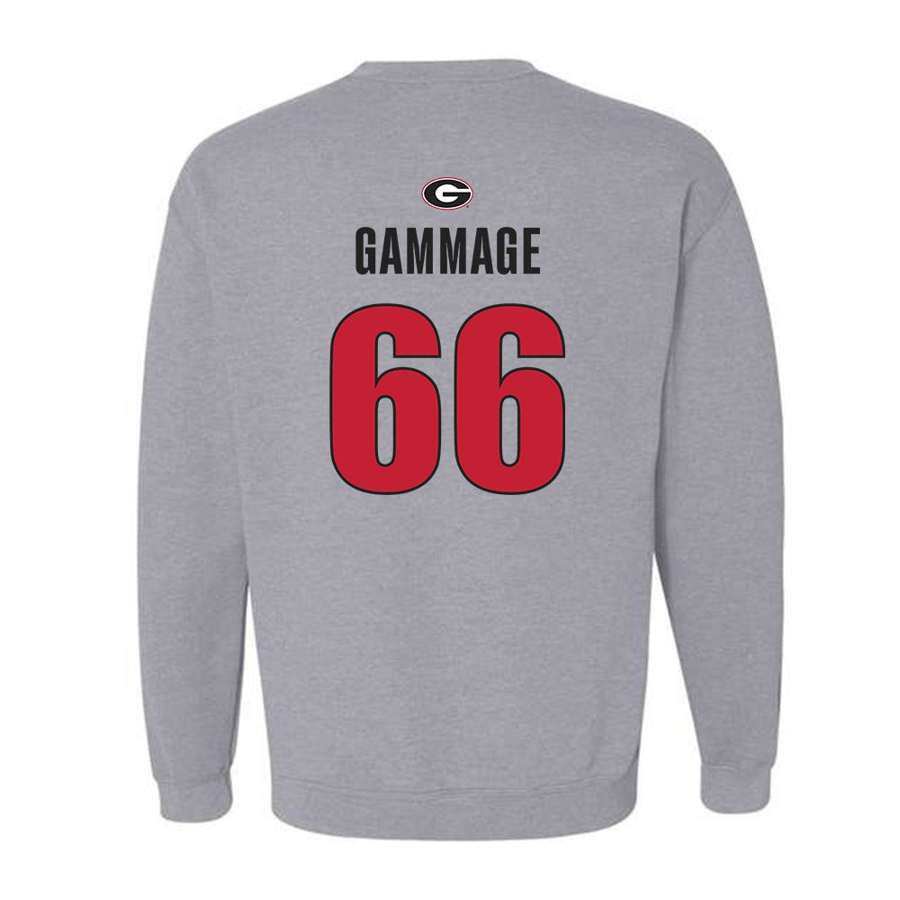 Georgia - NCAA Football : Gus Gammage - Classic Shersey Crewneck Sweatshirt-1