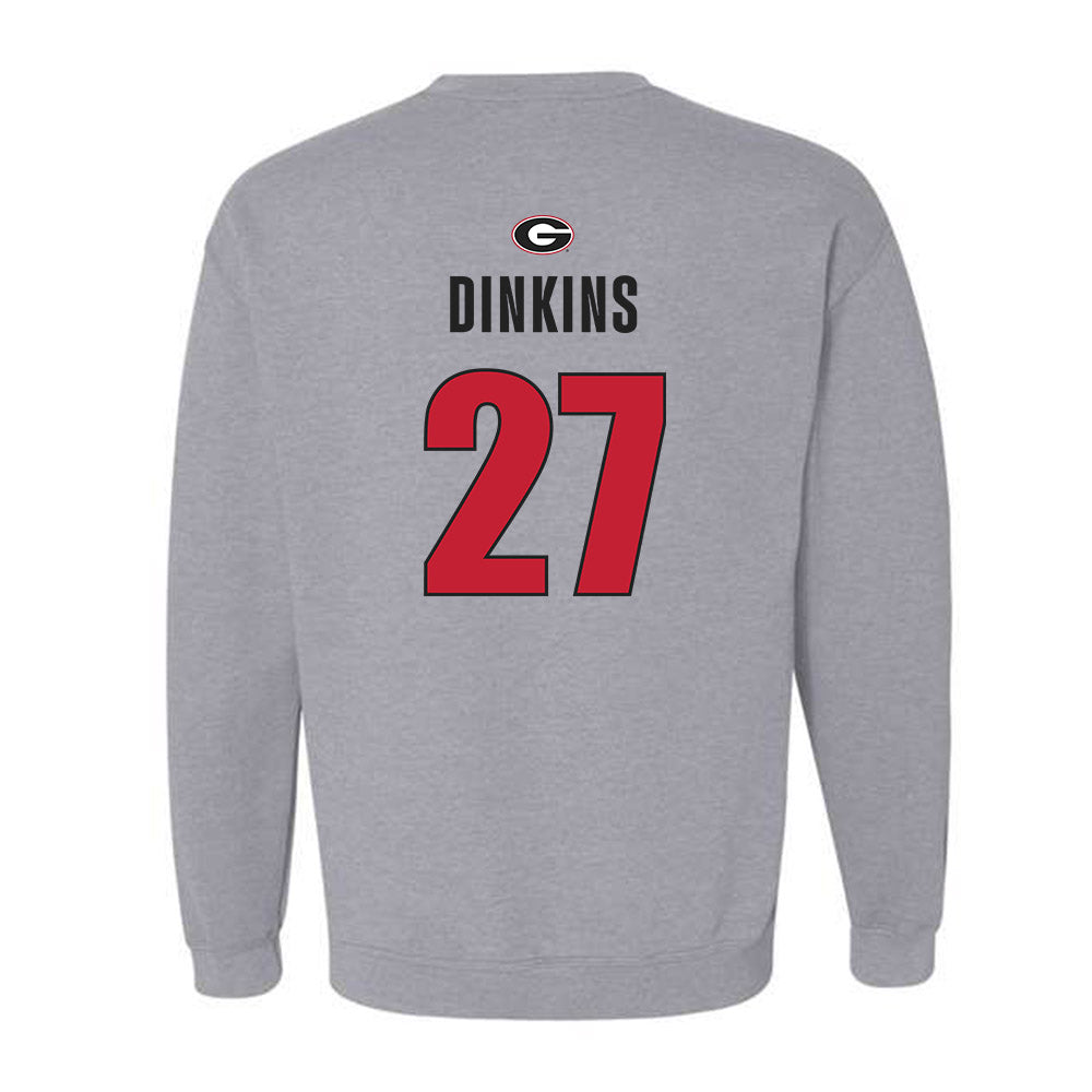 Georgia - NCAA Football : Rasean Dinkins - Classic Shersey Crewneck Sweatshirt-1