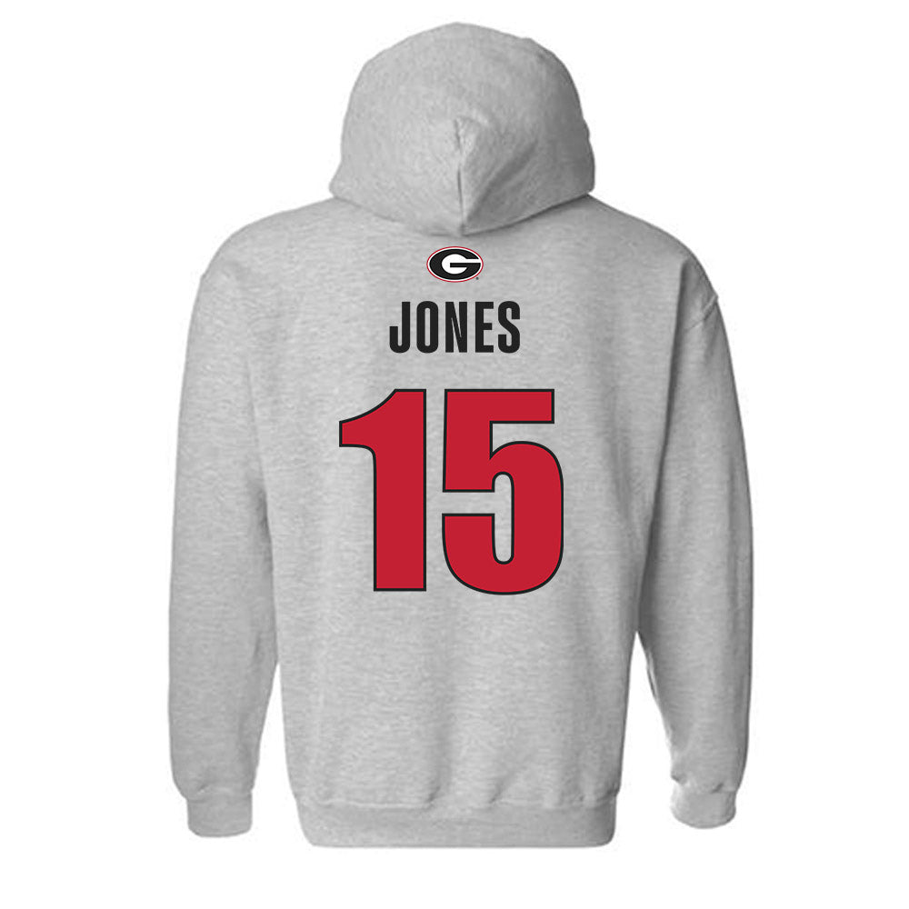 Georgia - NCAA Football : Demello Jones - Classic Shersey Hooded Sweatshirt-1