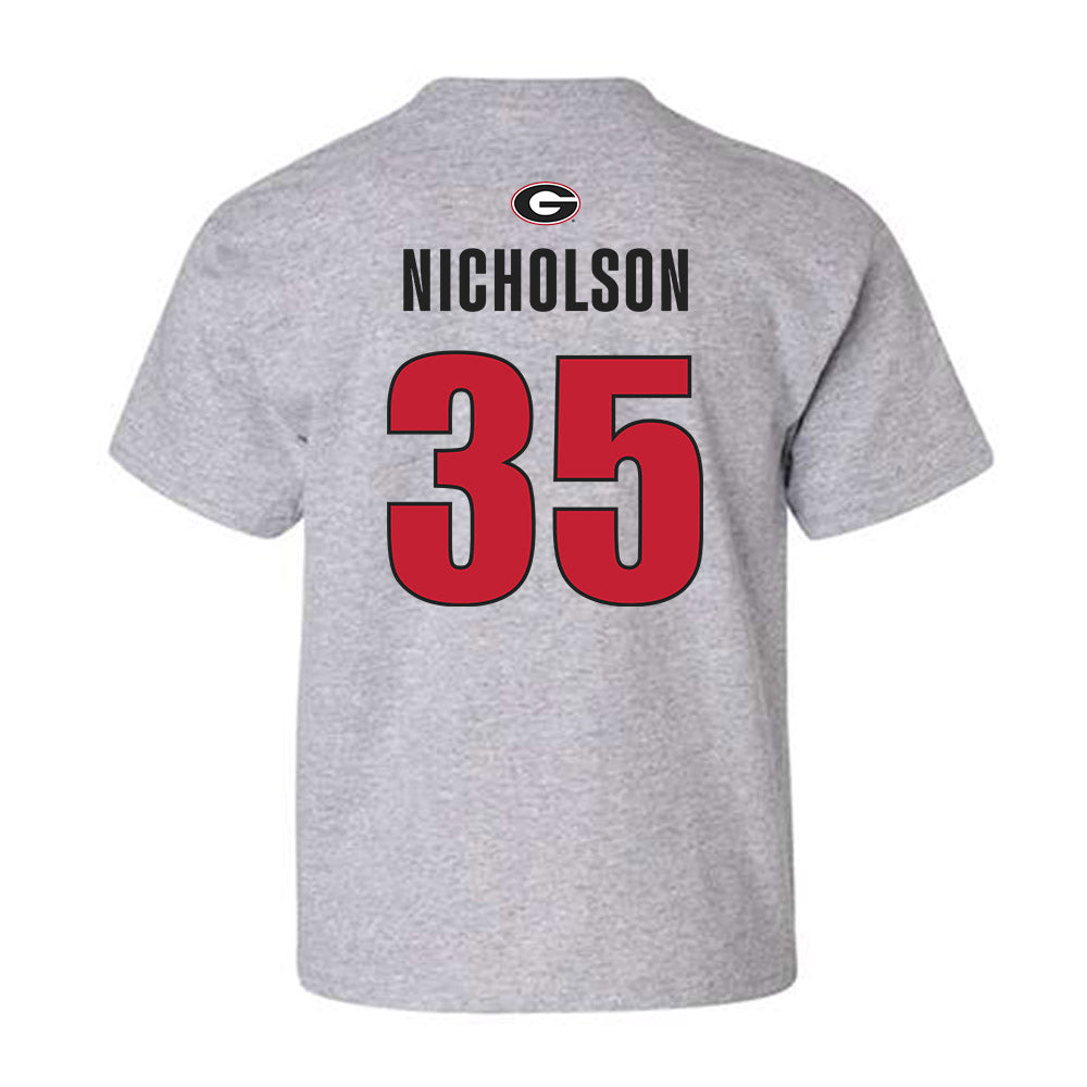 Georgia - NCAA Women's Basketball : Javyn Nicholson - Classic Shersey Youth T-Shirt-1