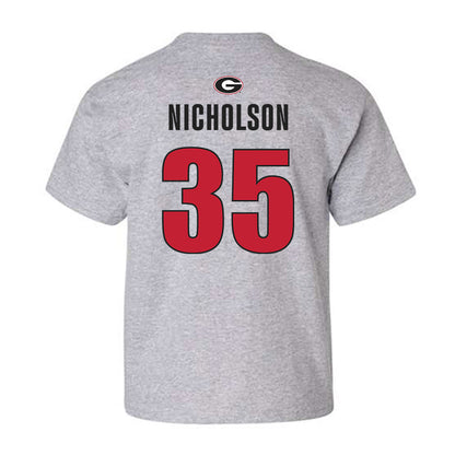 Georgia - NCAA Women's Basketball : Javyn Nicholson - Classic Shersey Youth T-Shirt-1