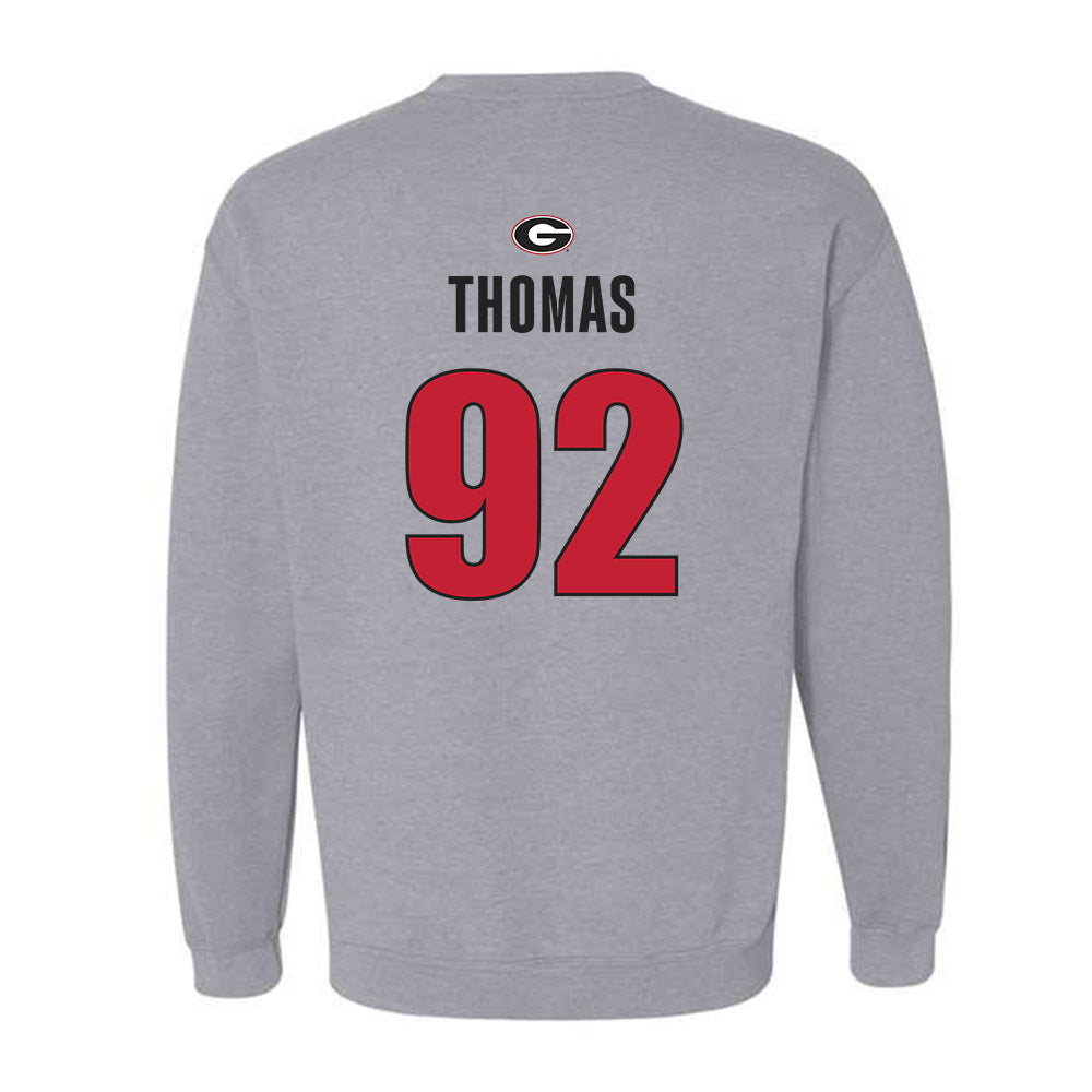 Georgia - NCAA Football : Jordan Thomas - Classic Shersey Crewneck Sweatshirt-1