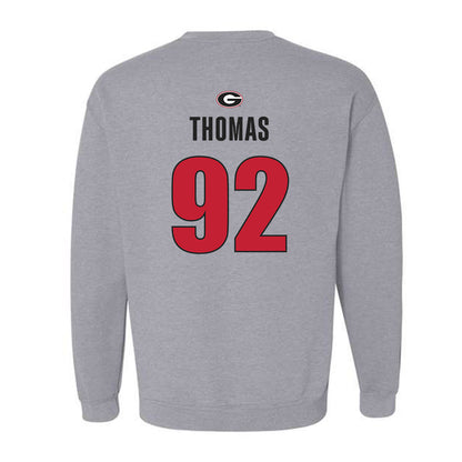 Georgia - NCAA Football : Jordan Thomas - Classic Shersey Crewneck Sweatshirt-1