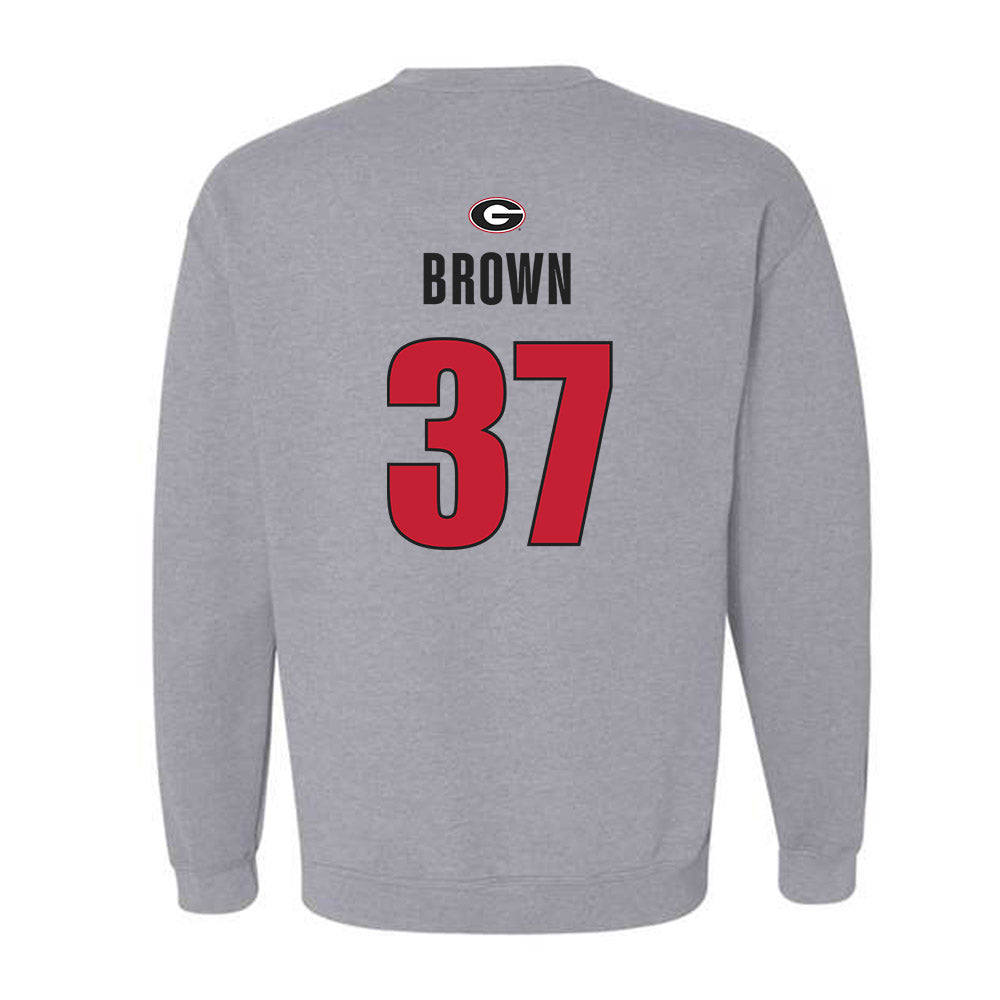 Georgia - NCAA Baseball : Zachary Brown - Classic Shersey Crewneck Sweatshirt-1