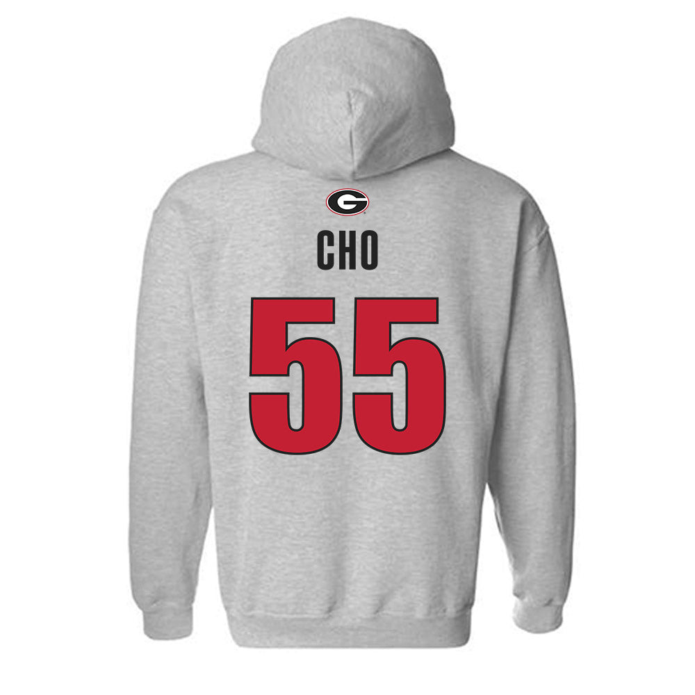 Georgia - NCAA Football : Alexander Cho - Classic Shersey Hooded Sweatshirt-1