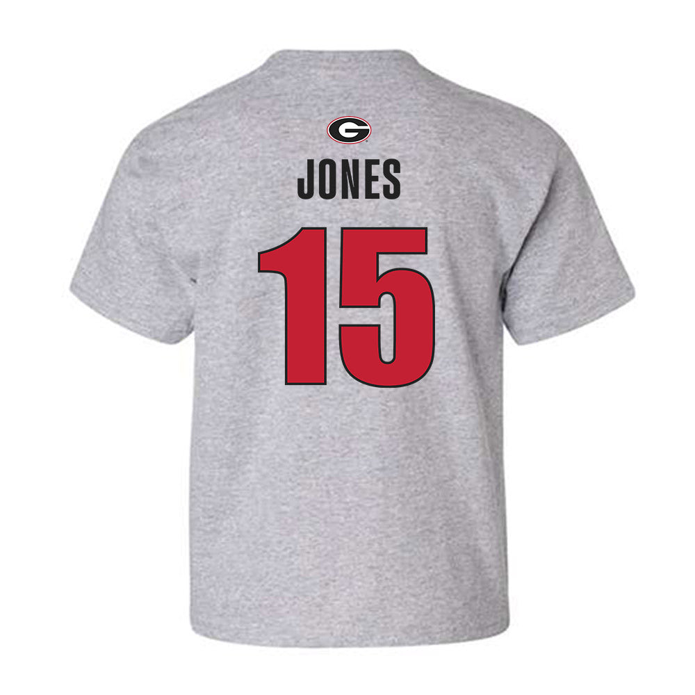 Georgia - NCAA Football : Demello Jones - Classic Shersey Youth T-Shirt-1