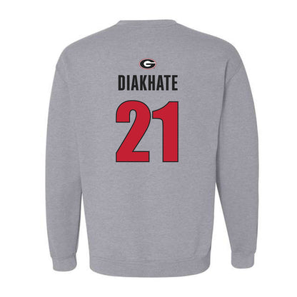 Georgia - NCAA Women's Basketball : Fatima Diakhate - Classic Shersey Crewneck Sweatshirt-1