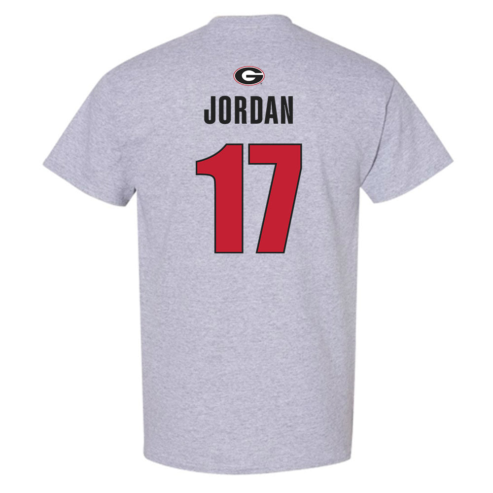 Georgia - NCAA Baseball : Logan Jordan - Classic Shersey T-Shirt-1