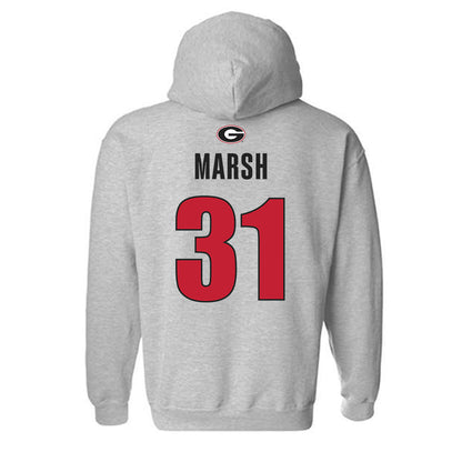 Georgia - NCAA Baseball : Chandler Marsh - Classic Shersey Hooded Sweatshirt-1