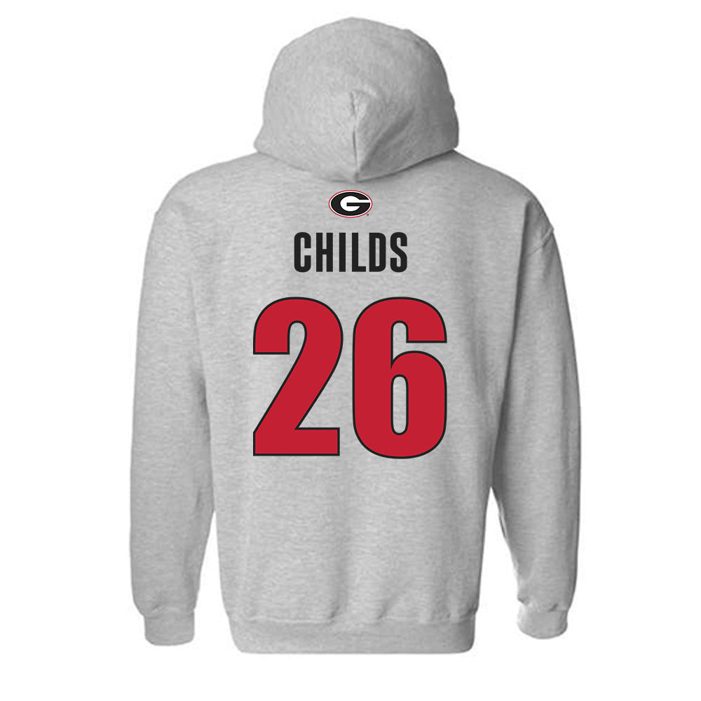 Georgia - NCAA Women's Soccer : Mona Childs - Classic Shersey Hooded Sweatshirt-1