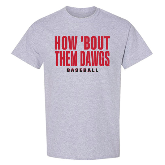 Georgia - NCAA Baseball : Max De Jong - Classic Shersey T-Shirt-0