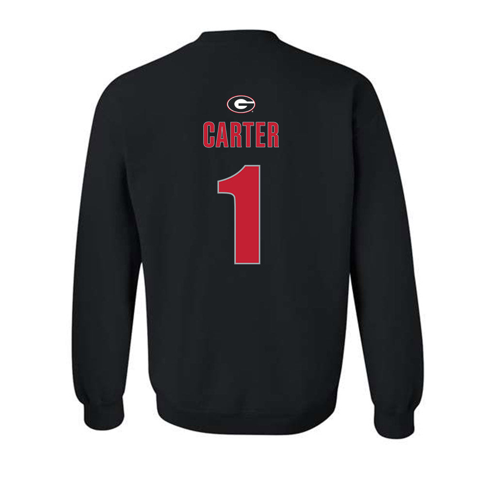 Georgia - NCAA Baseball : Dillon Carter - Classic Shersey Crewneck Sweatshirt-1