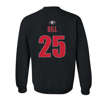 Georgia - NCAA Football : Collin Gill - Classic Shersey Crewneck Sweatshirt-1