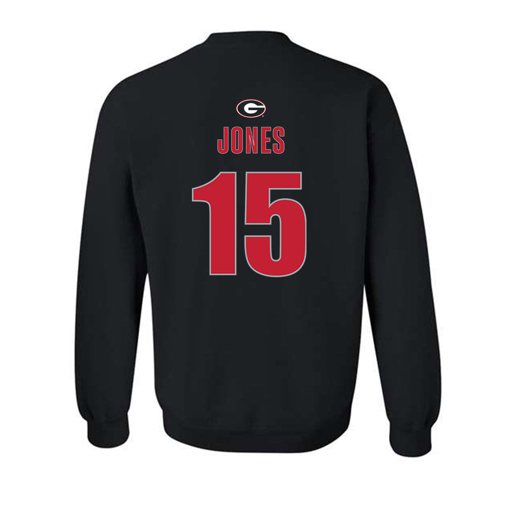 Georgia - NCAA Football : Demello Jones - Classic Shersey Crewneck Sweatshirt-1