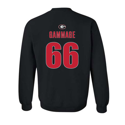 Georgia - NCAA Football : Gus Gammage - Classic Shersey Crewneck Sweatshirt-1