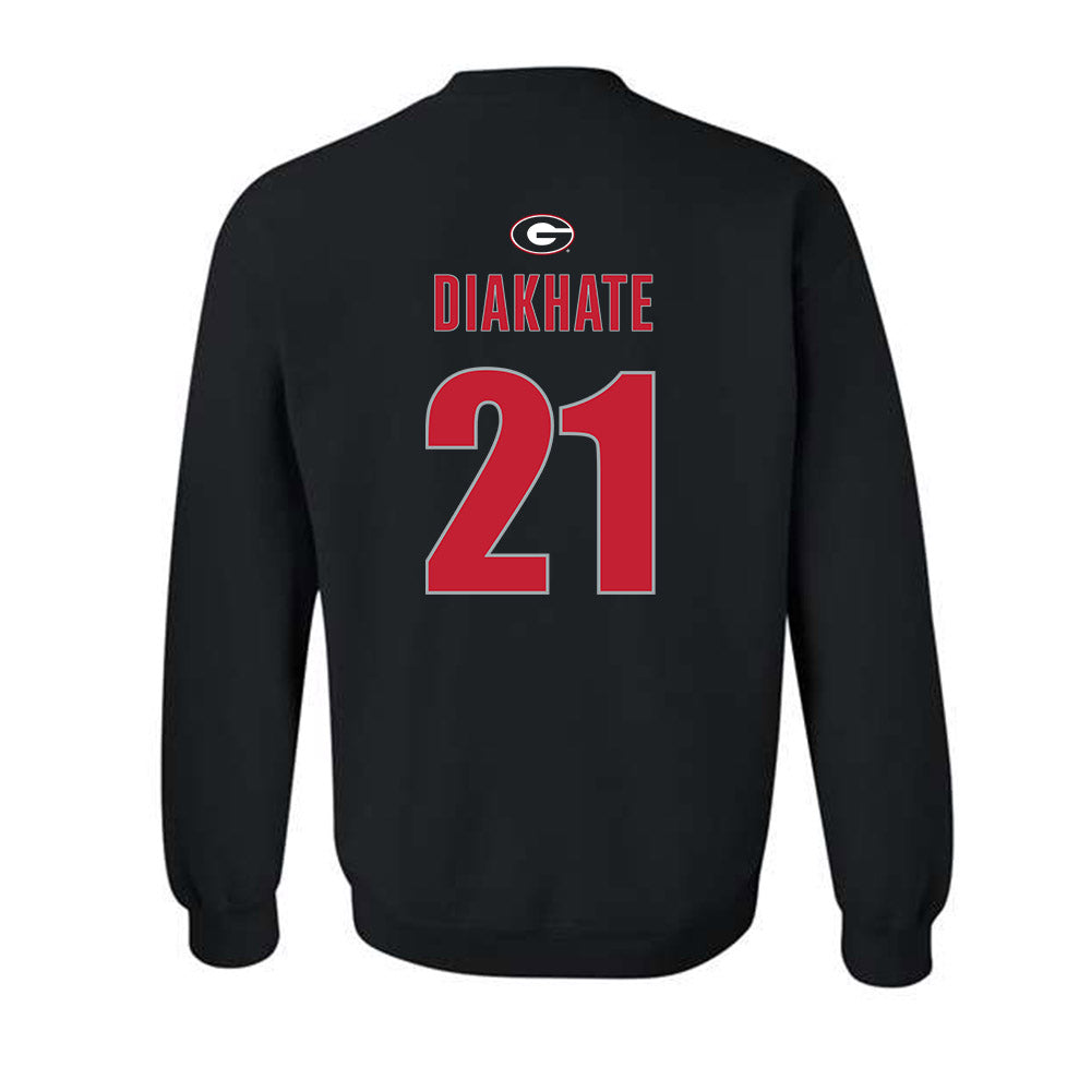 Georgia - NCAA Women's Basketball : Fatima Diakhate - Classic Shersey Crewneck Sweatshirt-1