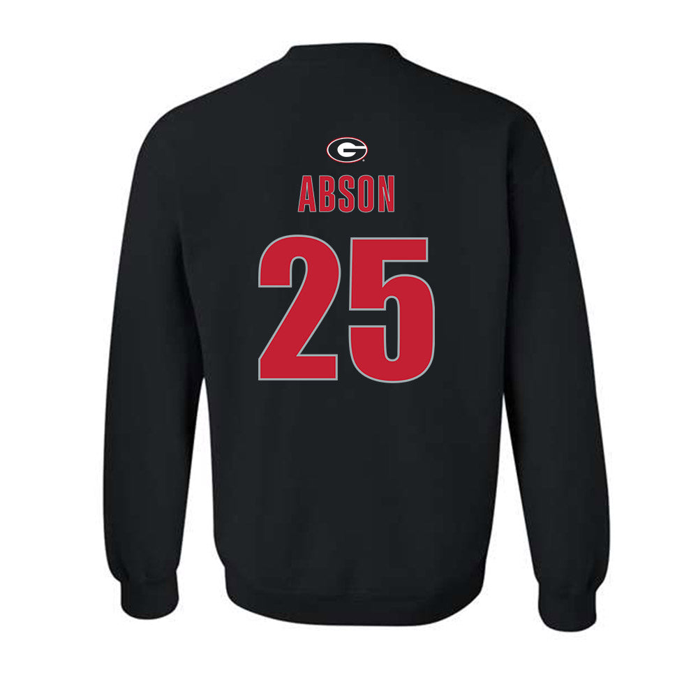 Georgia - NCAA Men's Basketball : Justin Abson - Classic Shersey Crewneck Sweatshirt-1