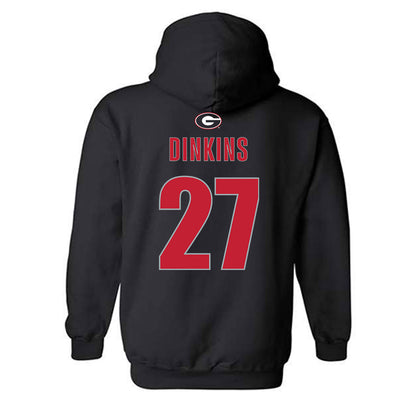 Georgia - NCAA Football : Rasean Dinkins - Classic Shersey Hooded Sweatshirt-1