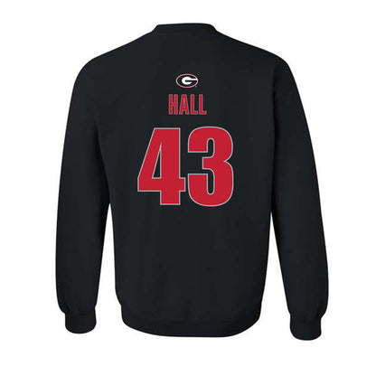 Georgia - NCAA Football : Ali Hall - Classic Shersey Crewneck Sweatshirt-1