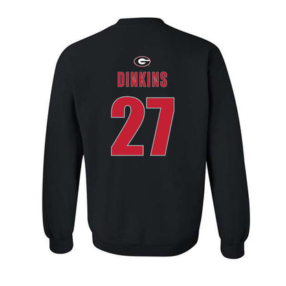 Georgia - NCAA Football : Rasean Dinkins - Classic Shersey Crewneck Sweatshirt-1
