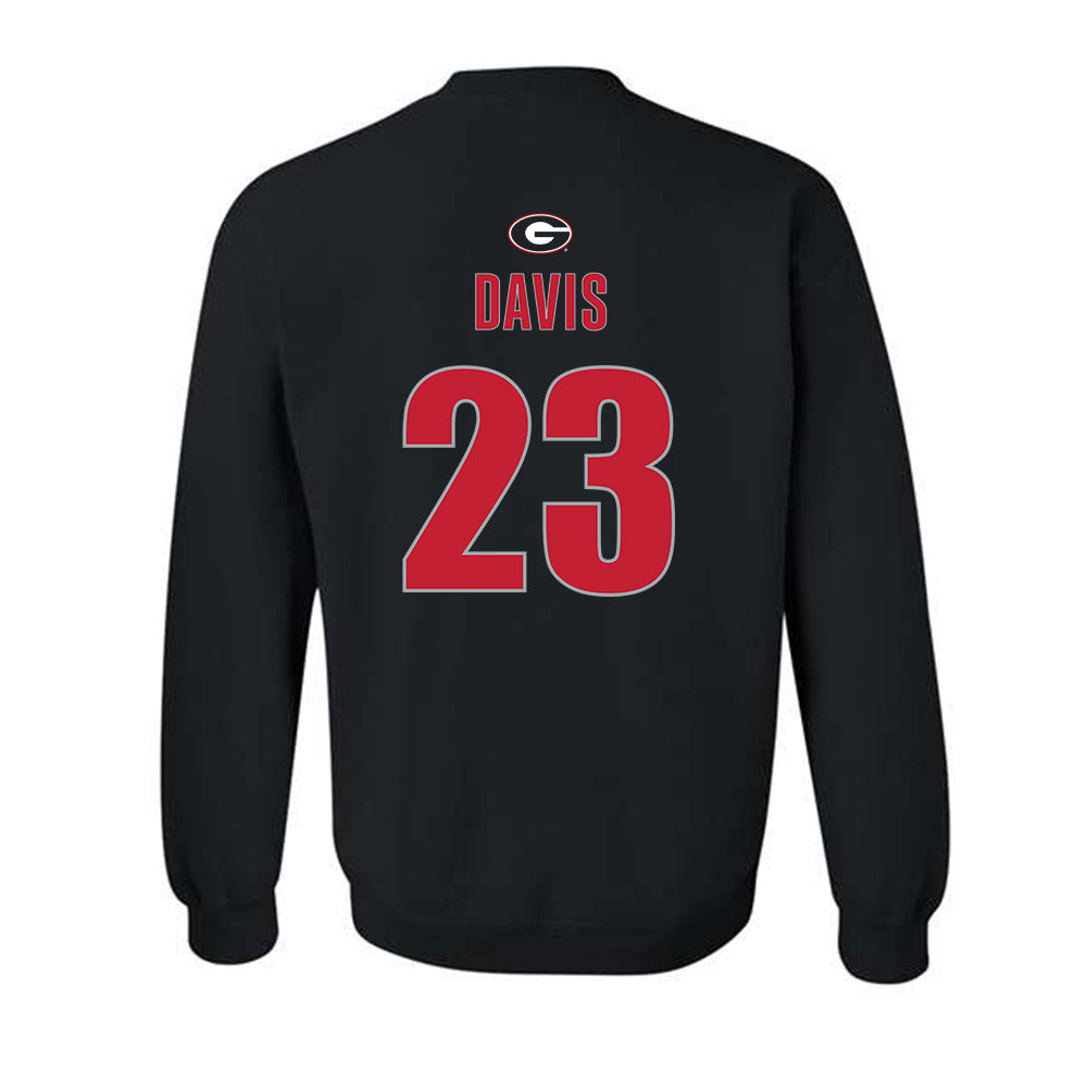 Georgia - NCAA Women's Basketball : Summer Davis - Classic Shersey Crewneck Sweatshirt-1