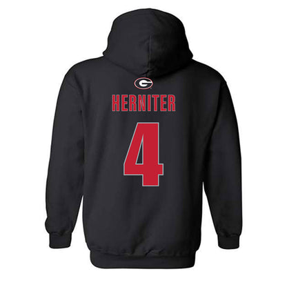 Georgia - NCAA Women's Soccer : Madeline Herniter - Classic Shersey Hooded Sweatshirt-1