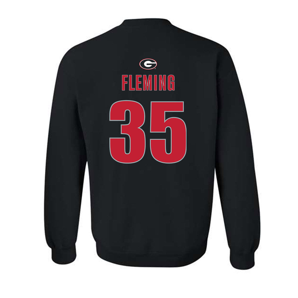 Georgia - NCAA Football : Jacob Fleming - Classic Shersey Crewneck Sweatshirt-1