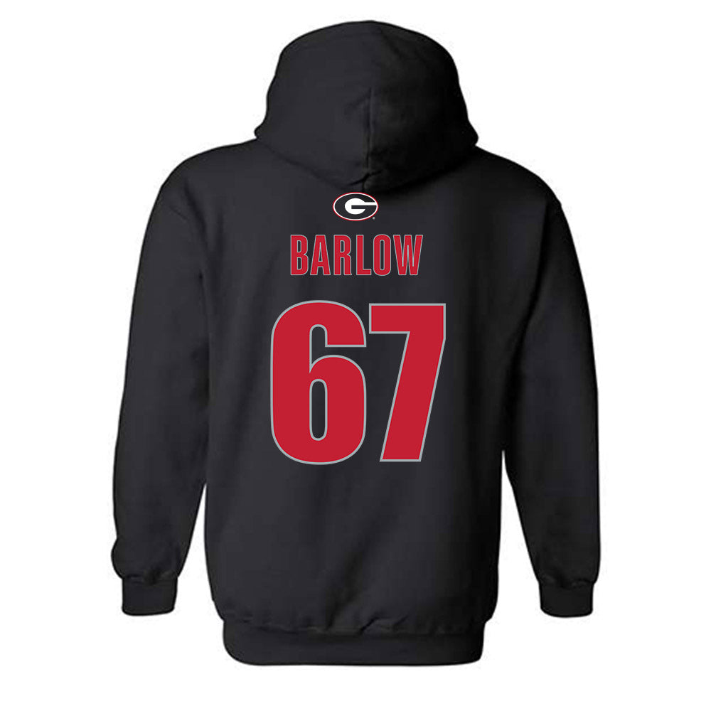 Georgia - NCAA Football : Clinton Barlow - Classic Shersey Hooded Sweatshirt-1