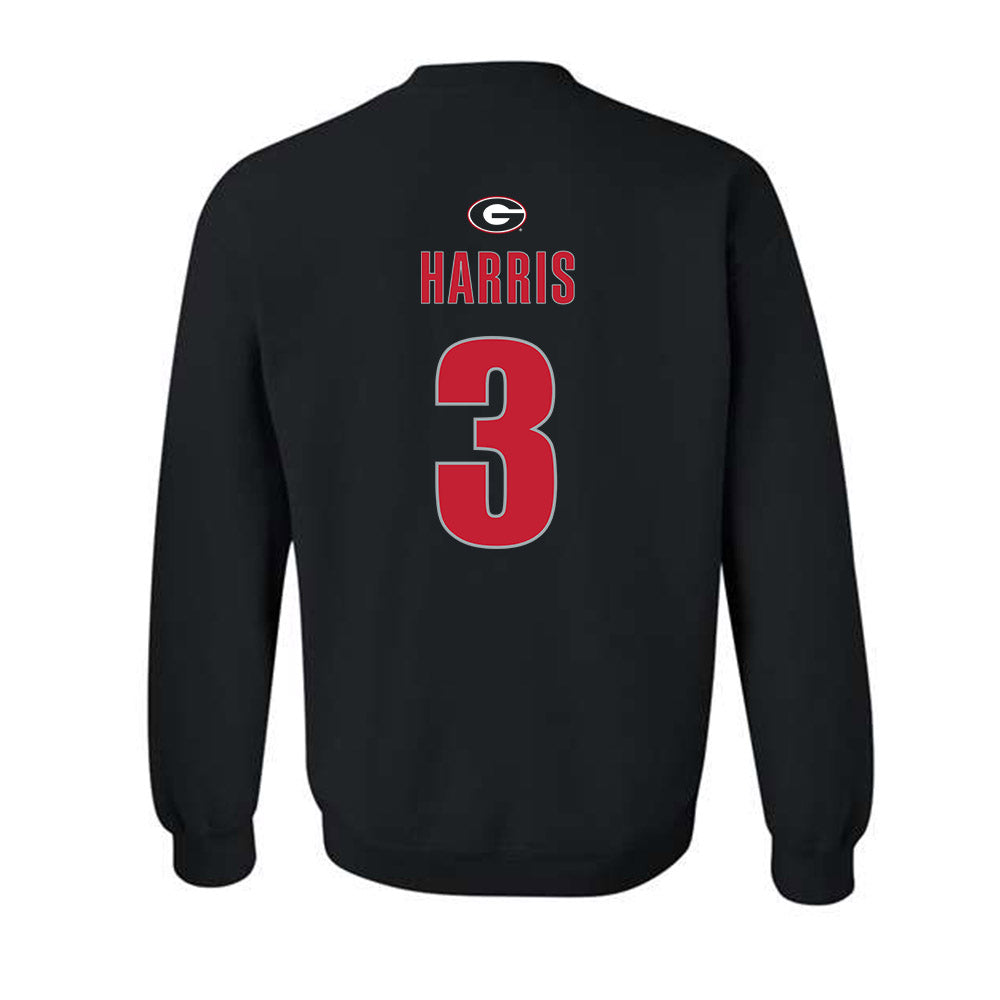 Georgia - NCAA Baseball : Zach Harris - Classic Shersey Crewneck Sweatshirt-1