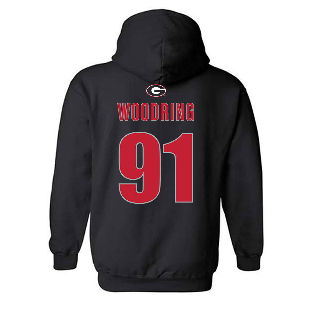 Georgia - NCAA Football : Peyton Woodring - Classic Shersey Hooded Sweatshirt-1