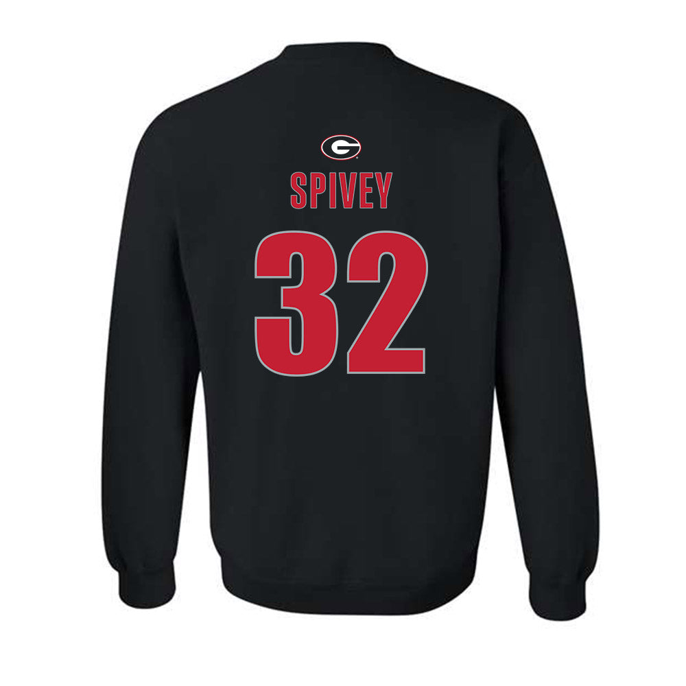 Georgia - NCAA Baseball : Logan Spivey - Classic Shersey Crewneck Sweatshirt-1