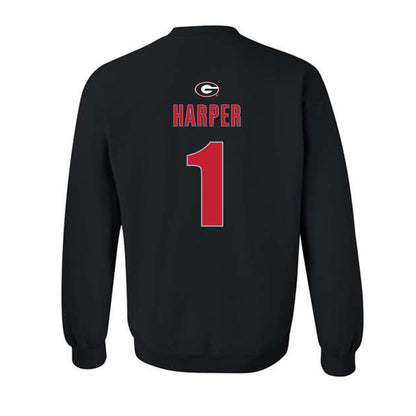 Georgia - NCAA Women's Volleyball : Victoria Harper - Classic Shersey Crewneck Sweatshirt-1
