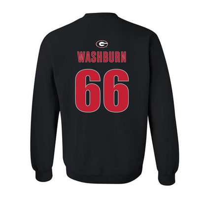 Georgia - NCAA Football : Jonathan Washburn - Classic Shersey Crewneck Sweatshirt-1