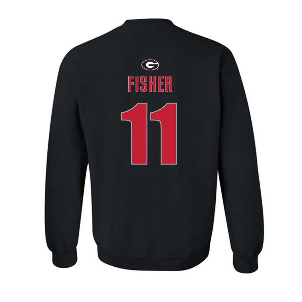 Georgia - NCAA Softball : Addisen Fisher - Classic Shersey Crewneck Sweatshirt-1