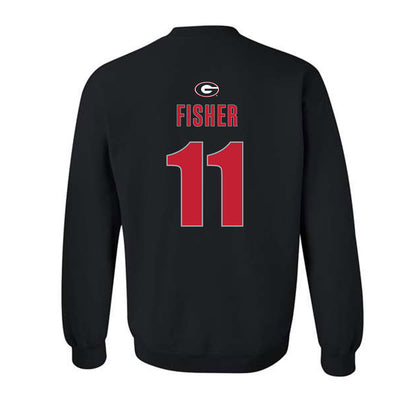 Georgia - NCAA Softball : Addisen Fisher - Classic Shersey Crewneck Sweatshirt-1