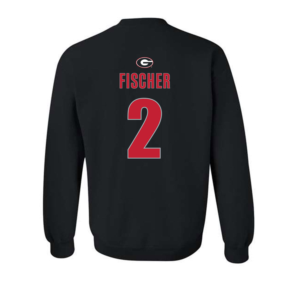 Georgia - NCAA Women's Volleyball : Sophie Fischer - Classic Shersey Crewneck Sweatshirt-1