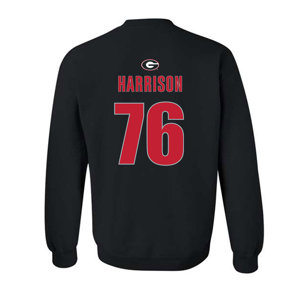 Georgia - NCAA Football : Marcus Harrison - Classic Shersey Crewneck Sweatshirt-1