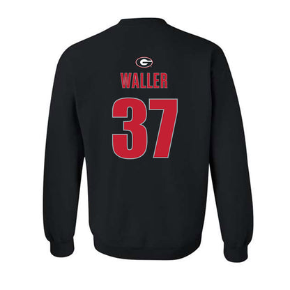 Georgia - NCAA Football : Henry Waller - Classic Shersey Crewneck Sweatshirt-1