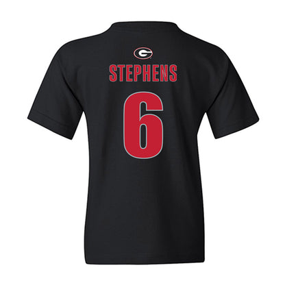 Georgia - NCAA Baseball : Jordan Stephens - Classic Shersey Youth T-Shirt-1