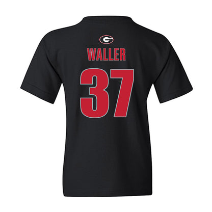 Georgia - NCAA Football : Henry Waller - Classic Shersey Youth T-Shirt-1