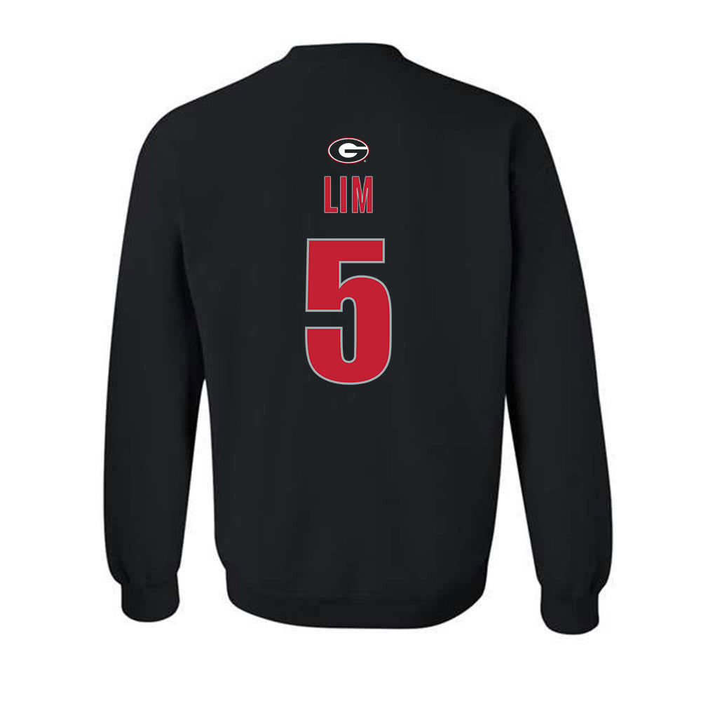 Georgia - NCAA Women's Volleyball : Makena Lim - Classic Shersey Crewneck Sweatshirt-1