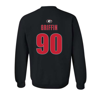 Georgia - NCAA Football : Elijah Griffin - Classic Shersey Crewneck Sweatshirt-1